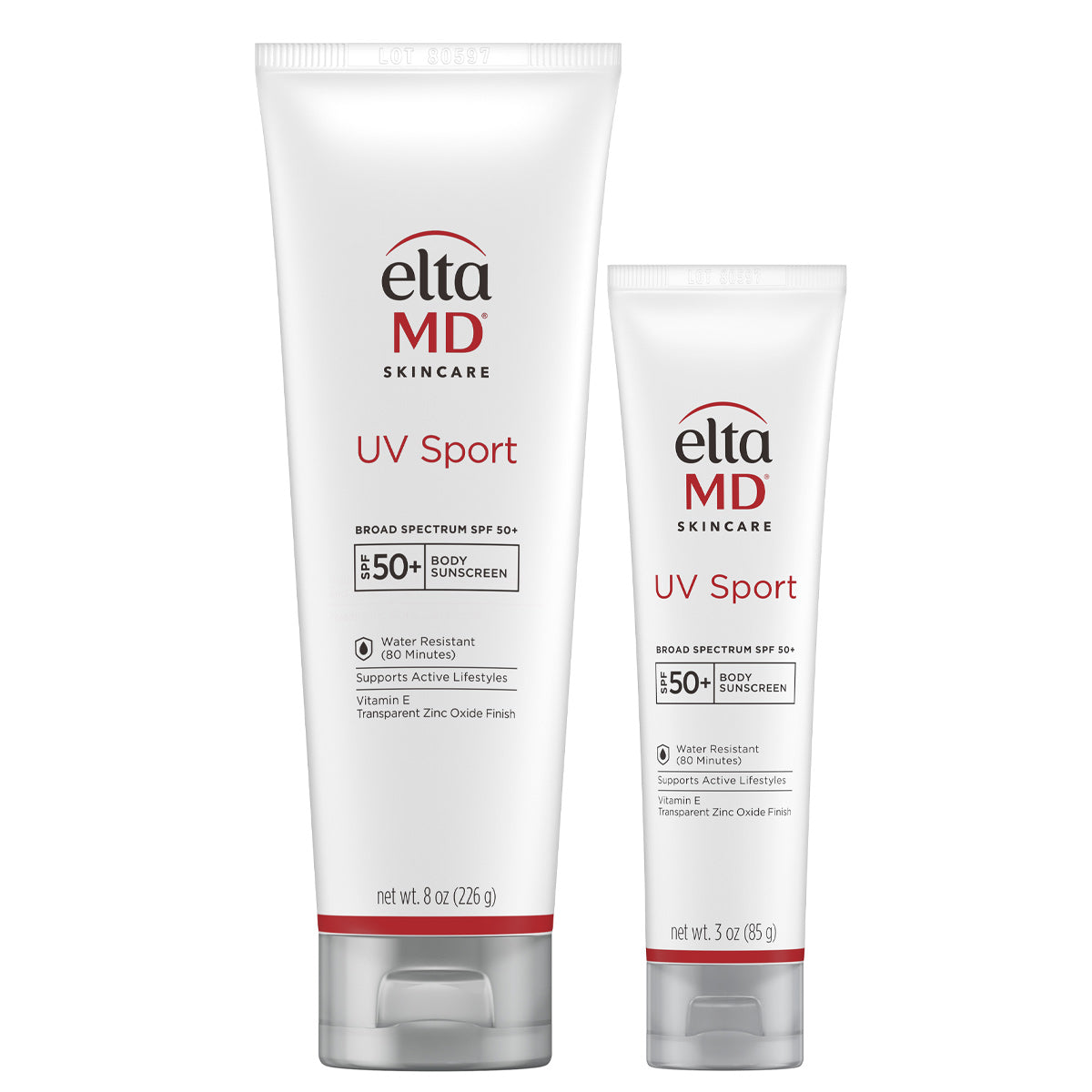 EltaMD UV Sport Broad-Spectrum SPF 50+ 3 oz and 8 oz