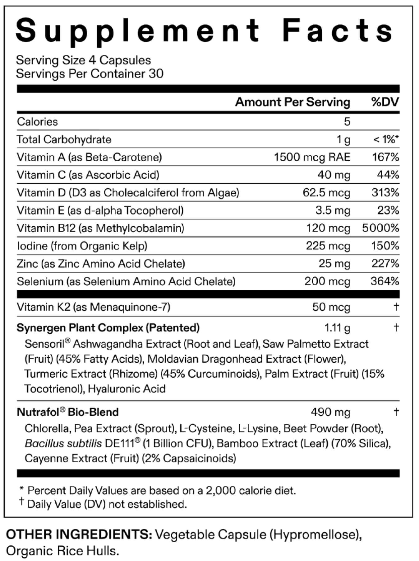 Nutrafol® Women’s Vegan