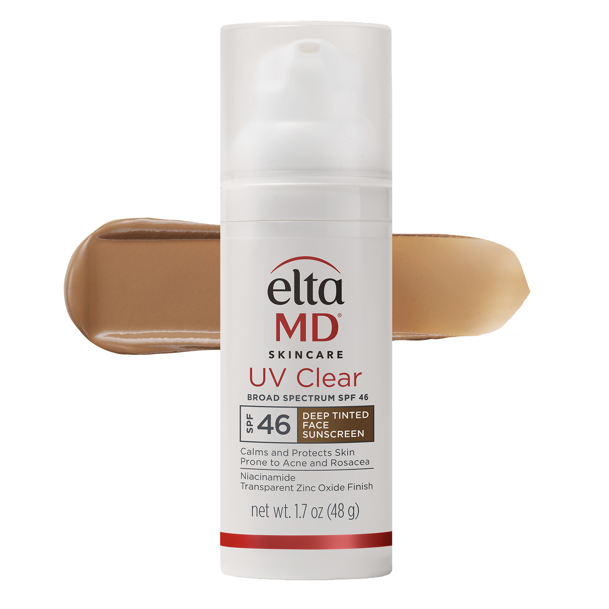 EltaMD UV Clear Deep Tinted SPF 46, 1.7 oz / 48 g