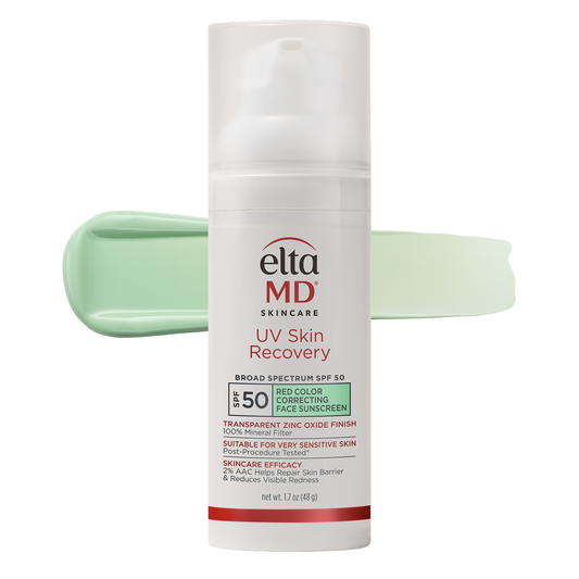 EltaMD UV Skin Recovery SPF 50 Red Color Correcting Green Tint, 1.7 oz